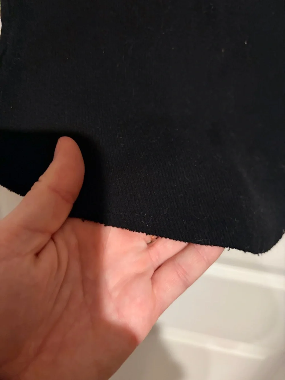 Express Black Snap-Front Ribbed Tank - Picture 4 of 4